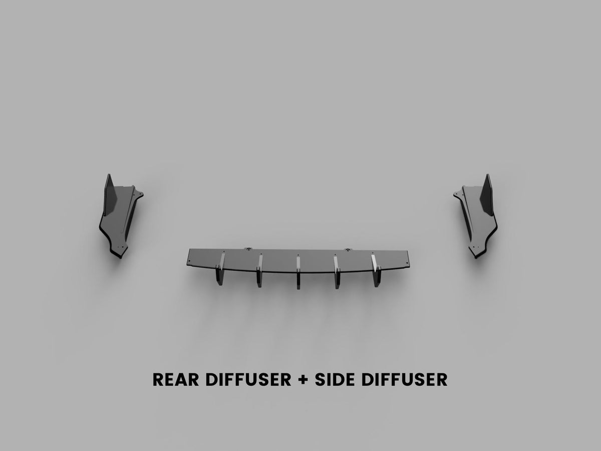 Rear Diffuser - Acura TLX TYPE S 2021-2025