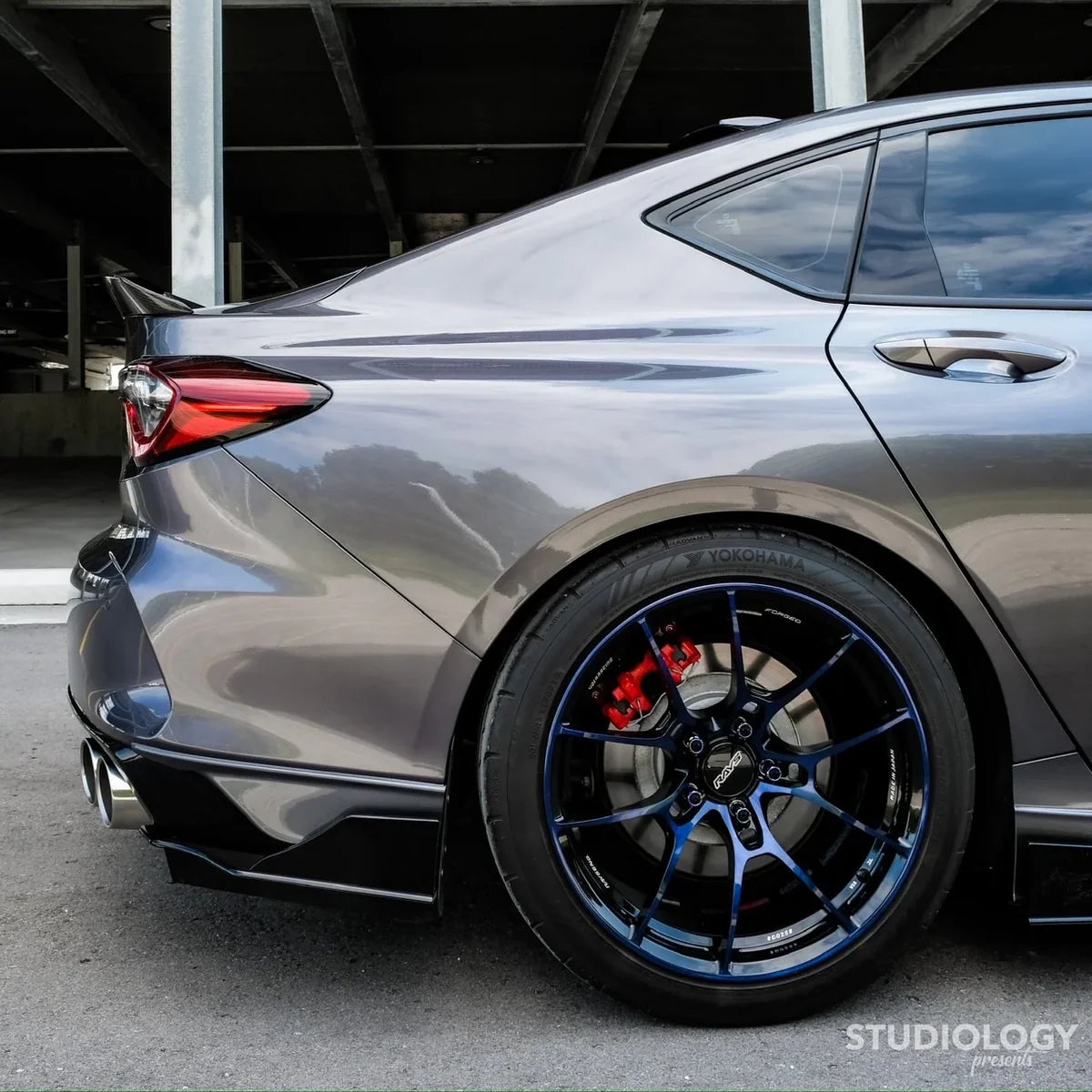 Rear Diffuser - Acura TLX TYPE S 2021-2025