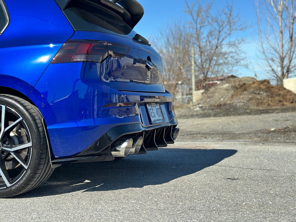 Rear Diffuser - Volkswagen Golf R MK8