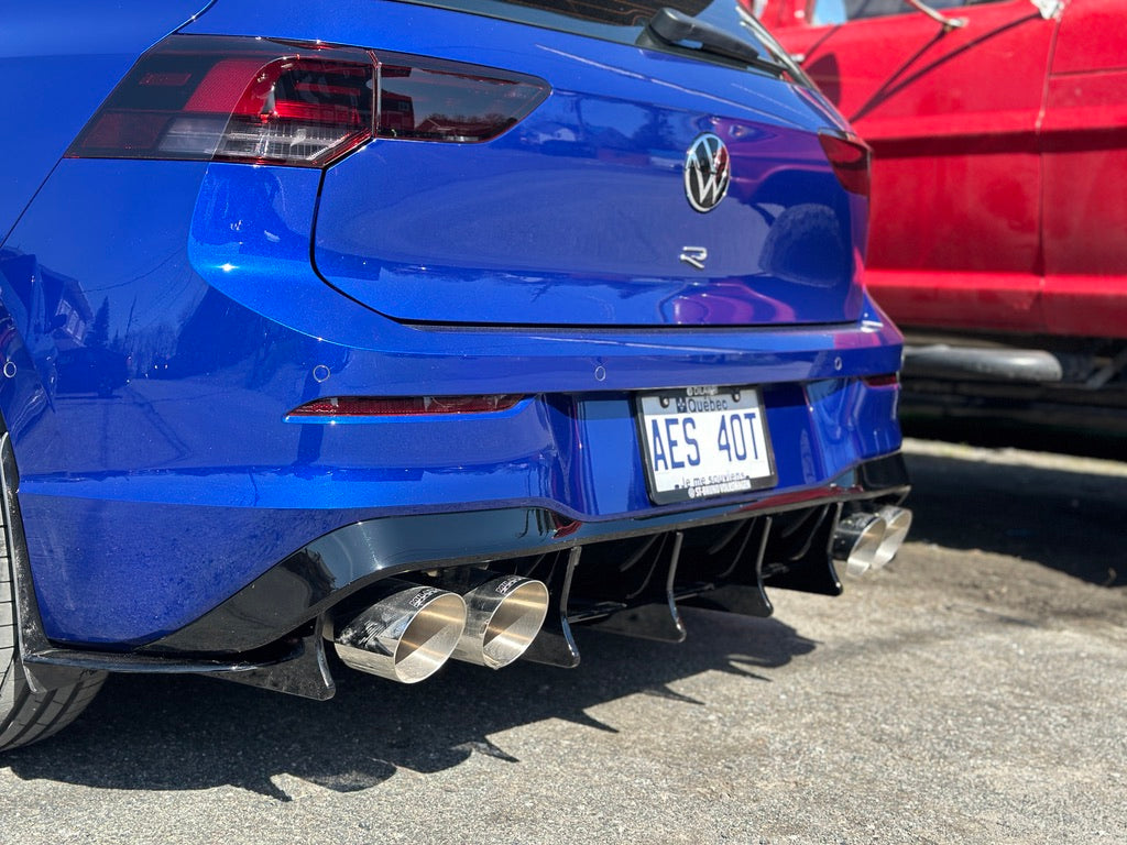 Rear Diffuser - Volkswagen Golf R MK8