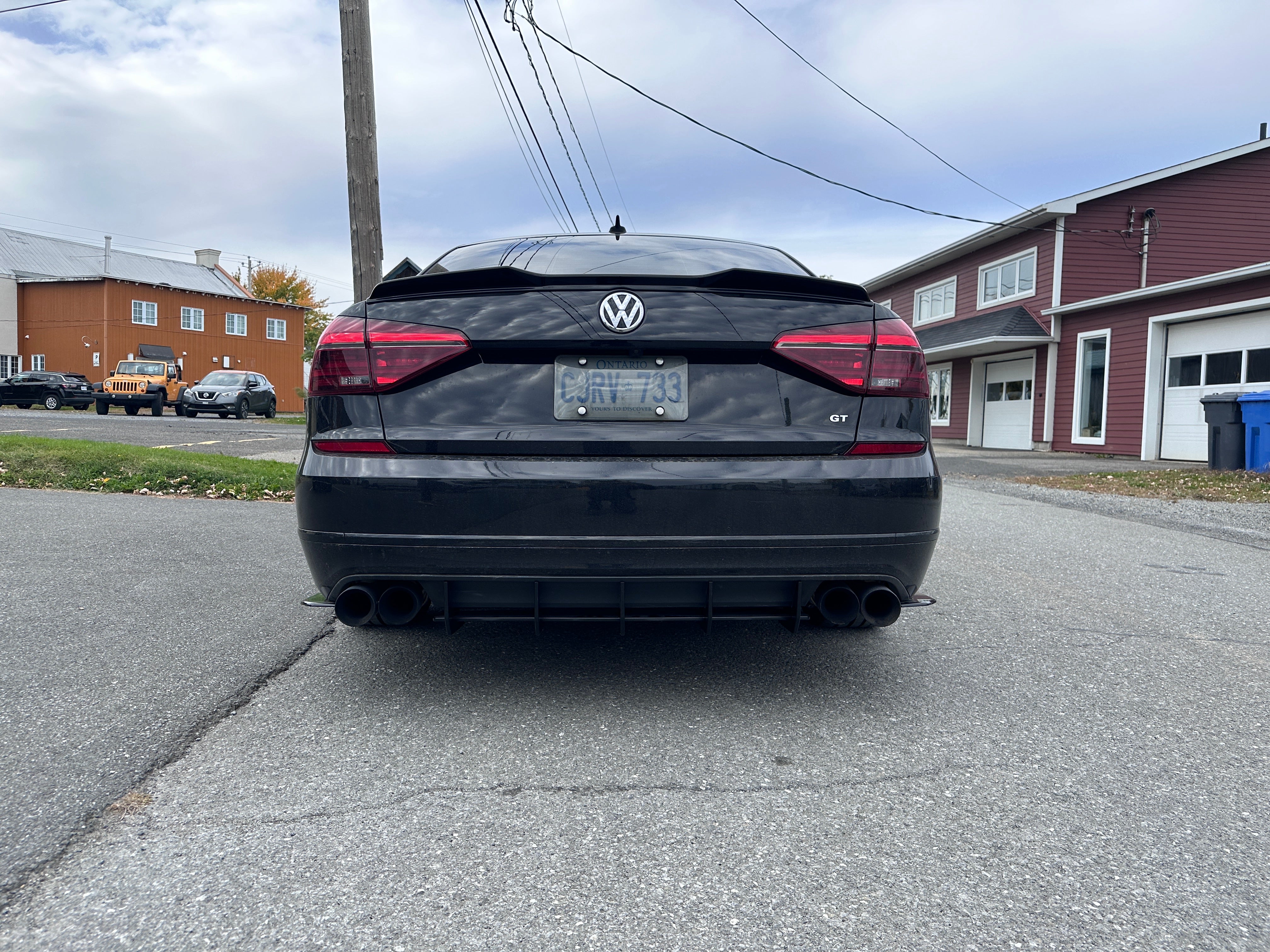 Rear Diffuser - Volkswagen Passat GT 18-19