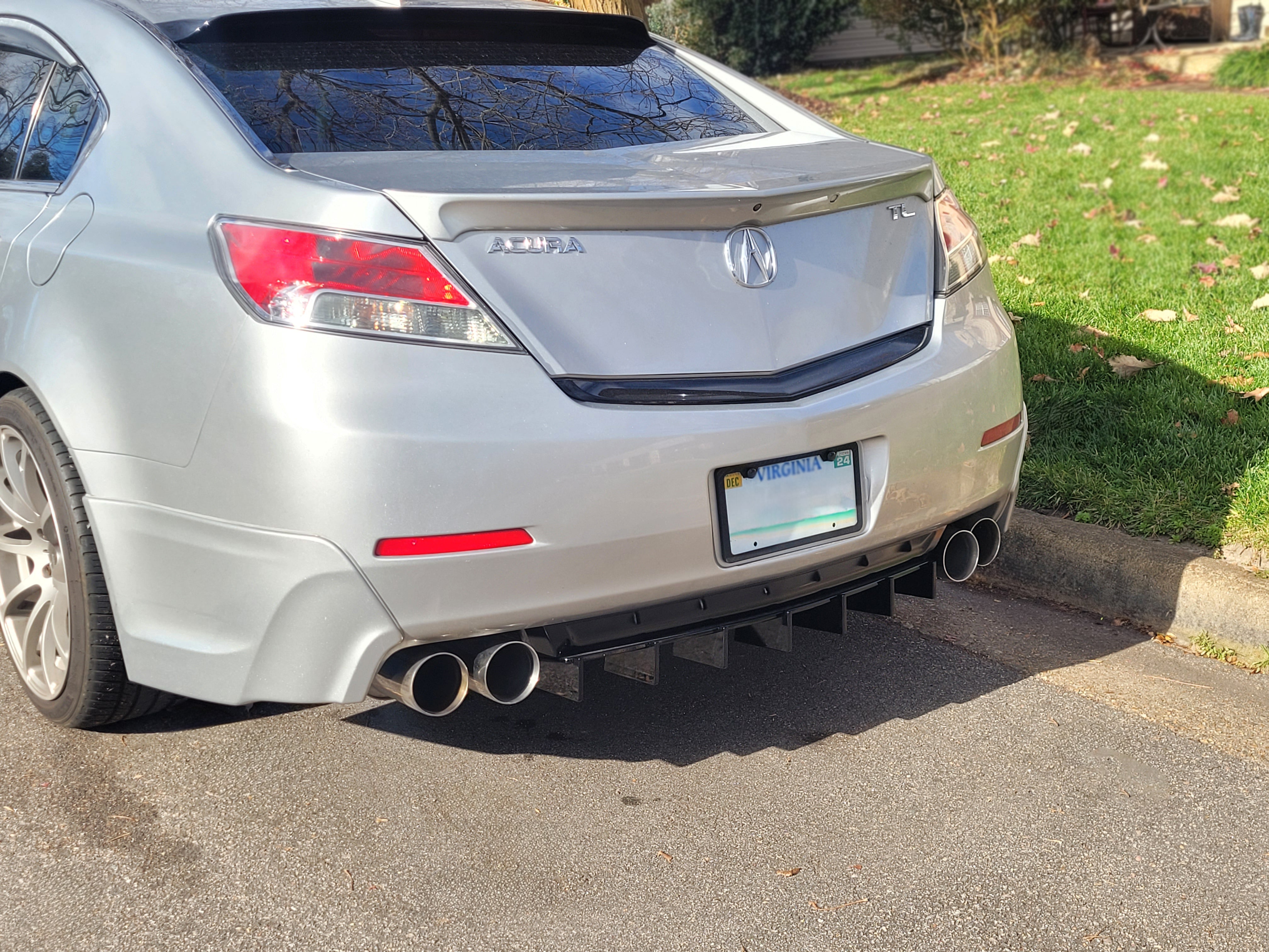 Rear Diffuser - Acura TL 2012-2014 (4th Gen)