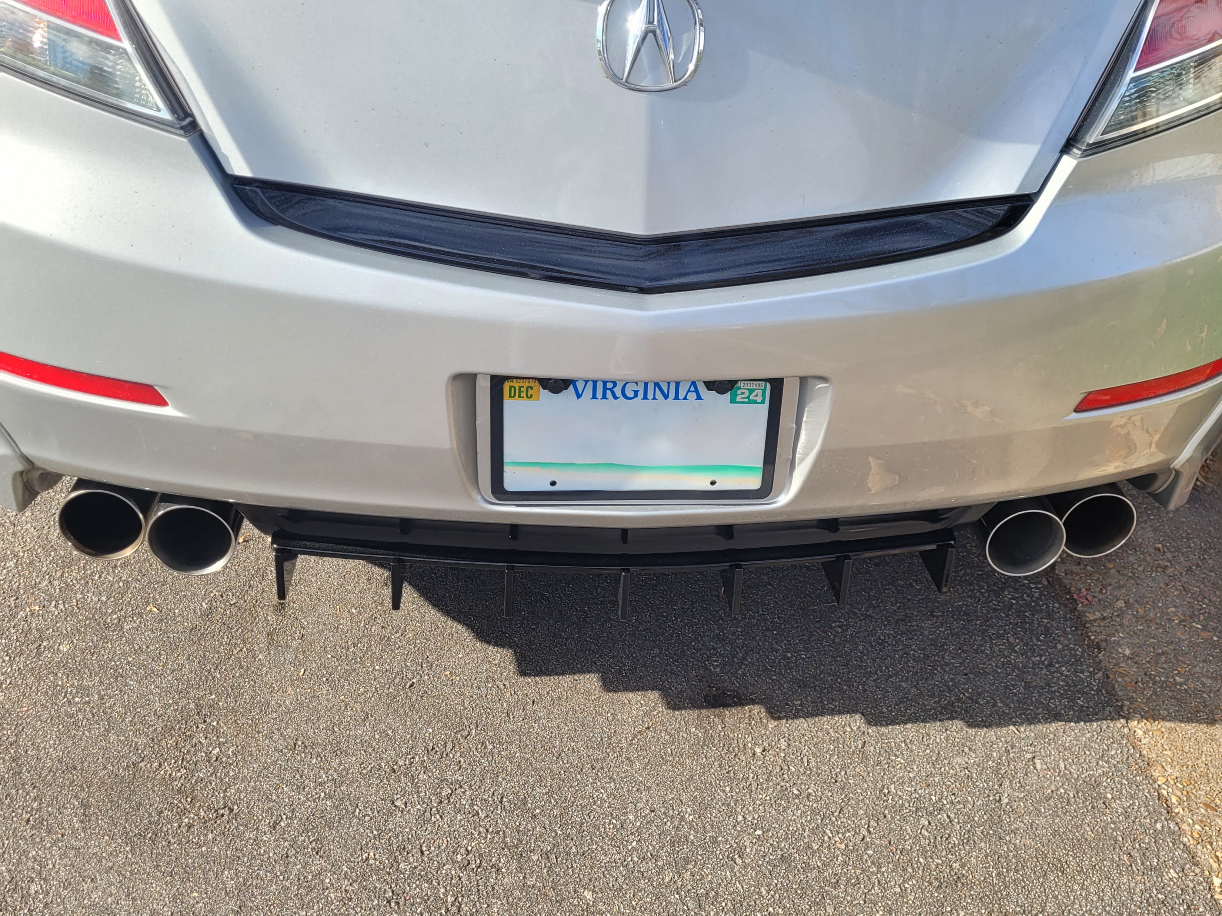 Rear Diffuser - Acura TL 2012-2014 (4th Gen)