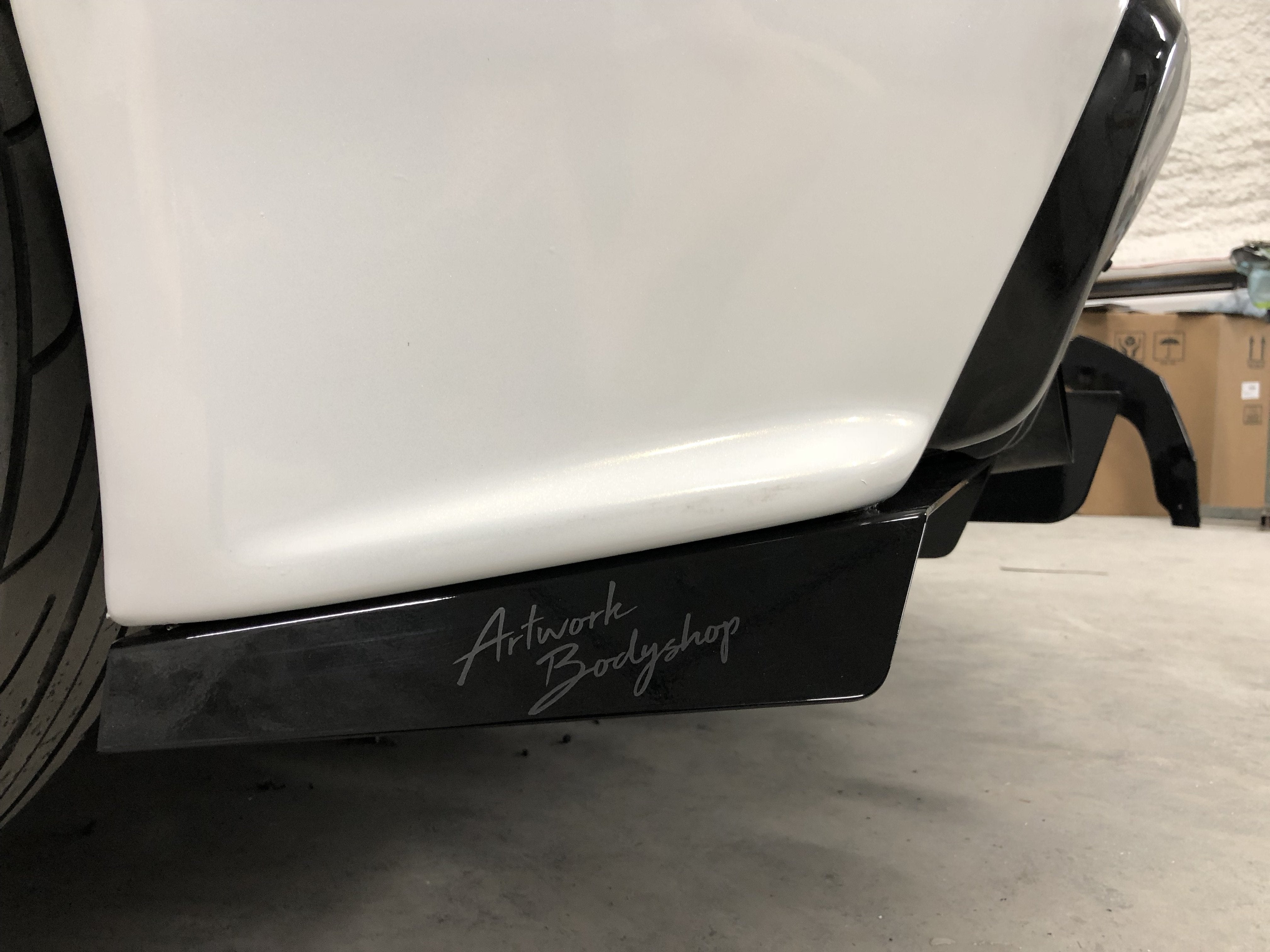 Aluminum Rear Diffuser - Sides Only (Universal) - Artwork Bodyshop