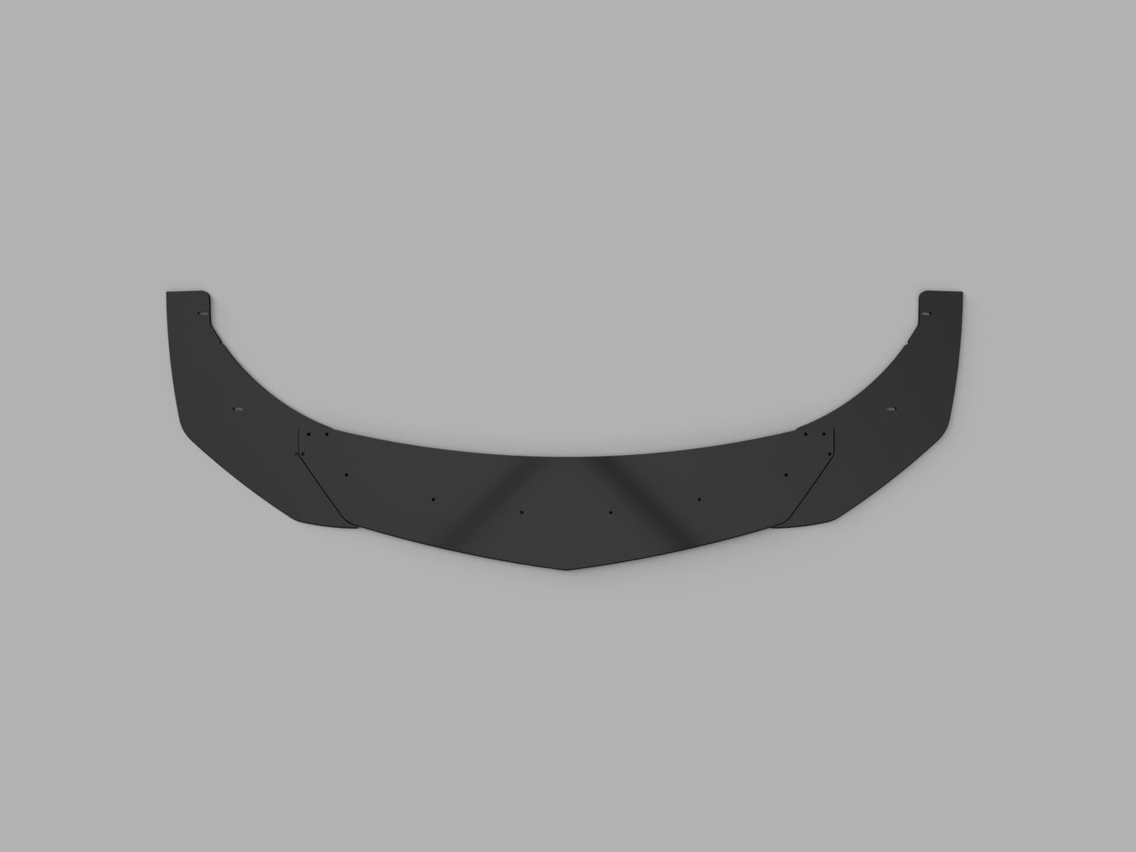 Front Splitter (3 Pcs) - Acura Integra Type S 2024 - Artwork Bodyshop Inc.