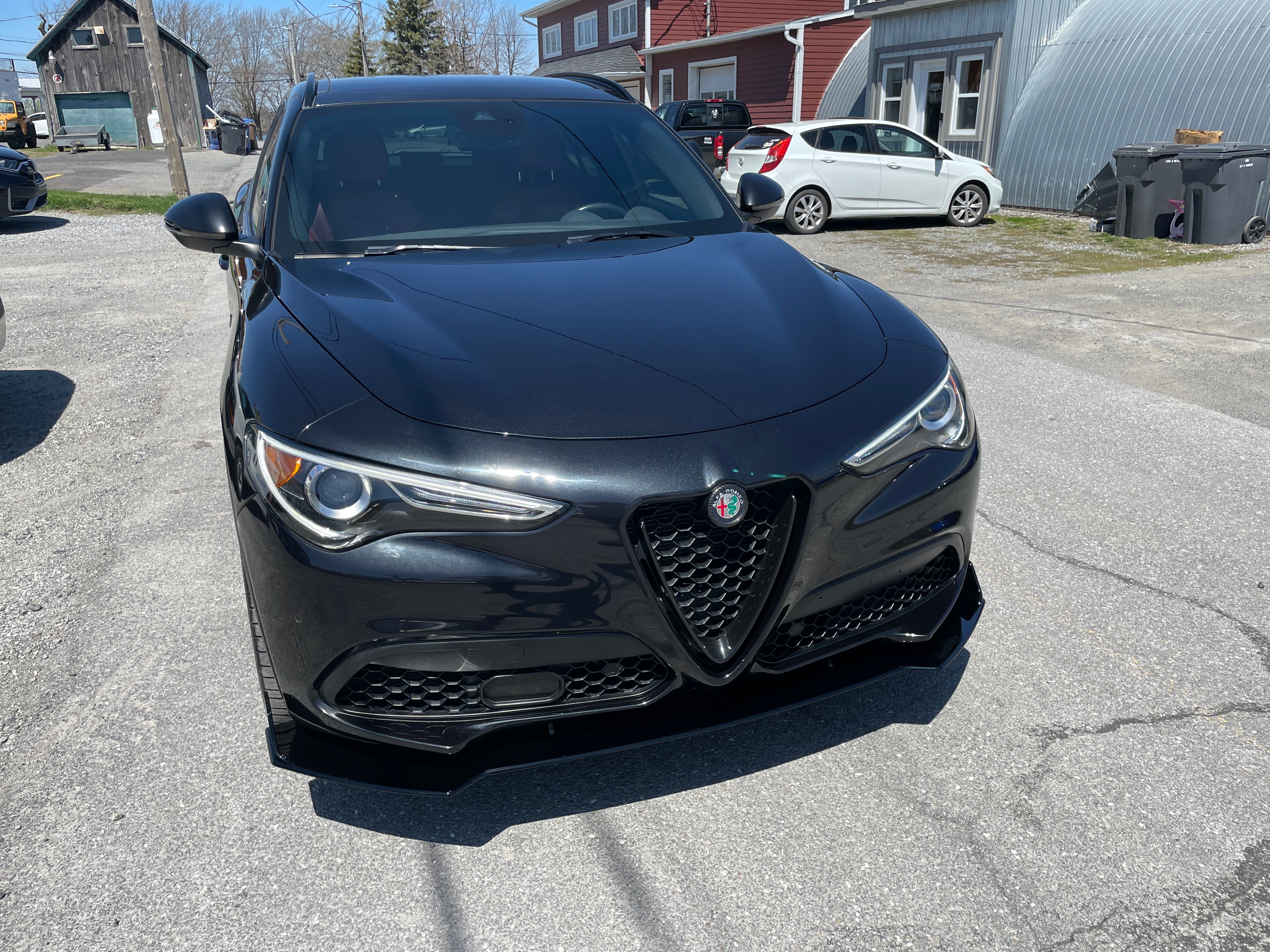 Front Splitter - Alfa Romeo Stelvio 2018-2022 - Artwork Bodyshop Inc.