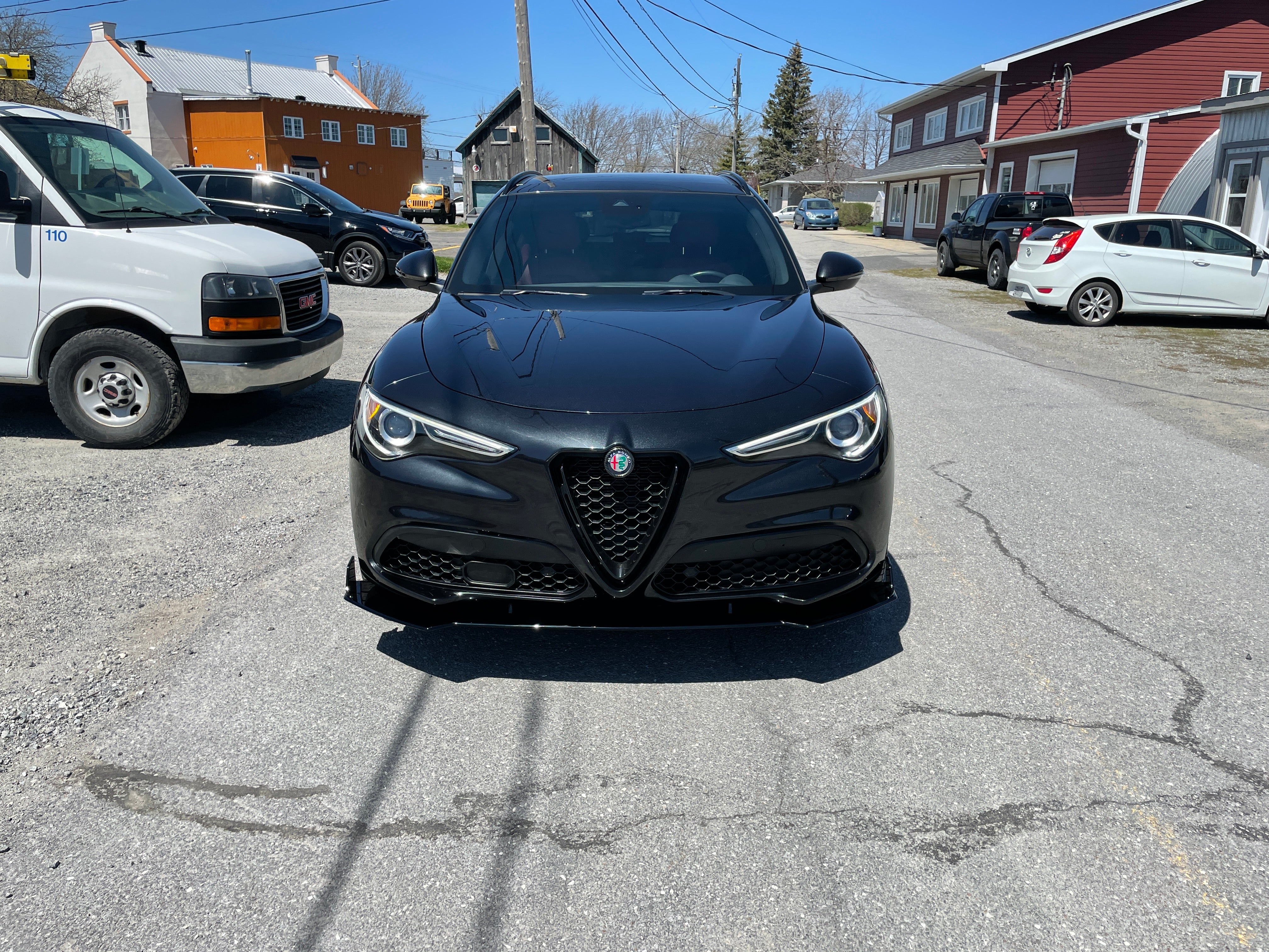 Front Splitter - Alfa Romeo Stelvio 2018-2022 - Artwork Bodyshop Inc.