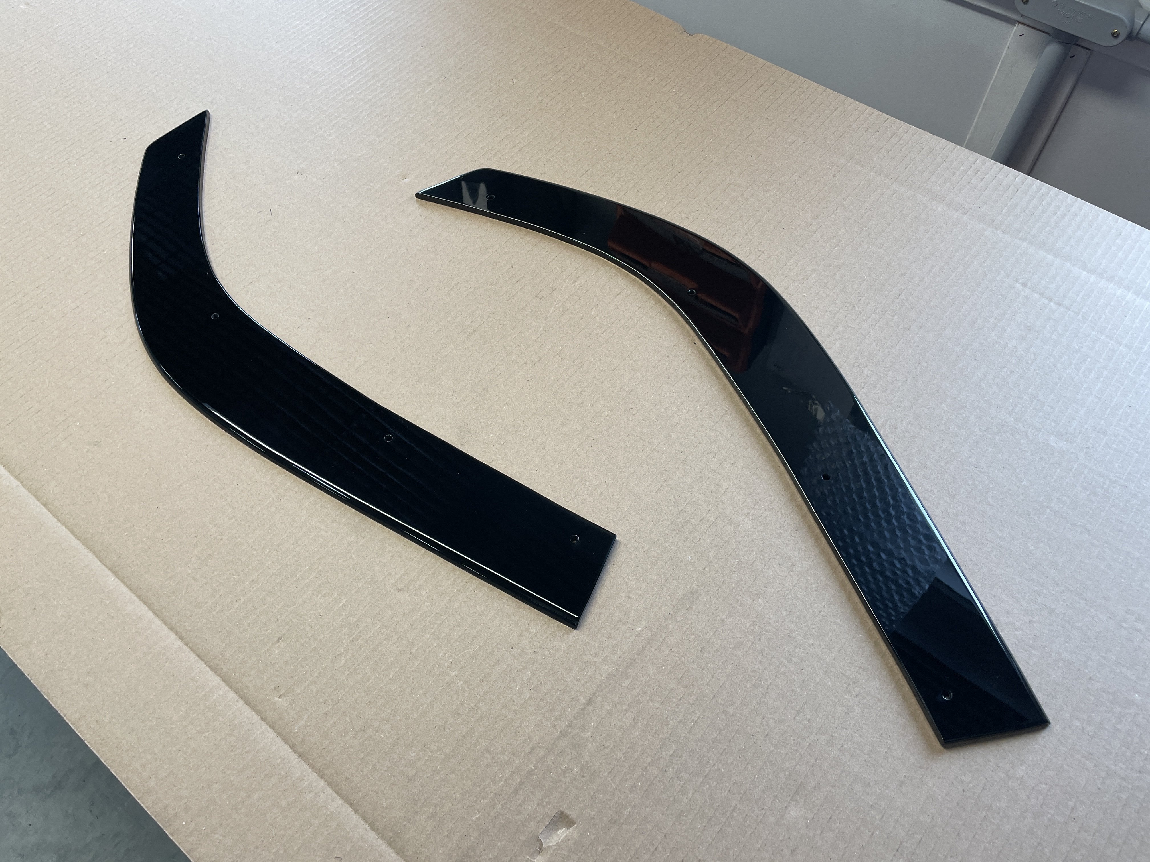 Front Splitter Extensions - Acura TL 04-08 - Artwork Bodyshop