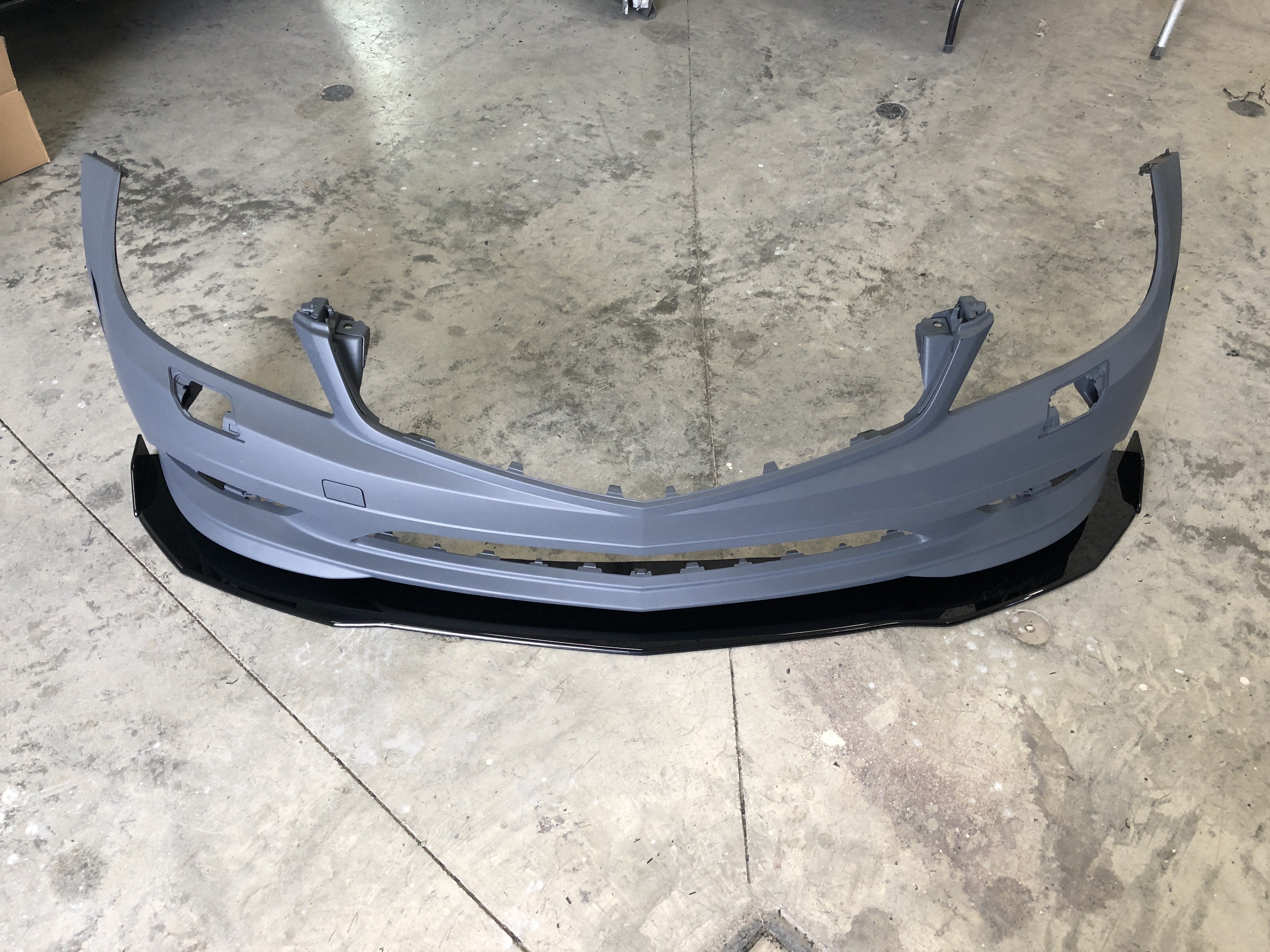 Front Splitter - Mercedes C300 07-14 - Artwork Bodyshop