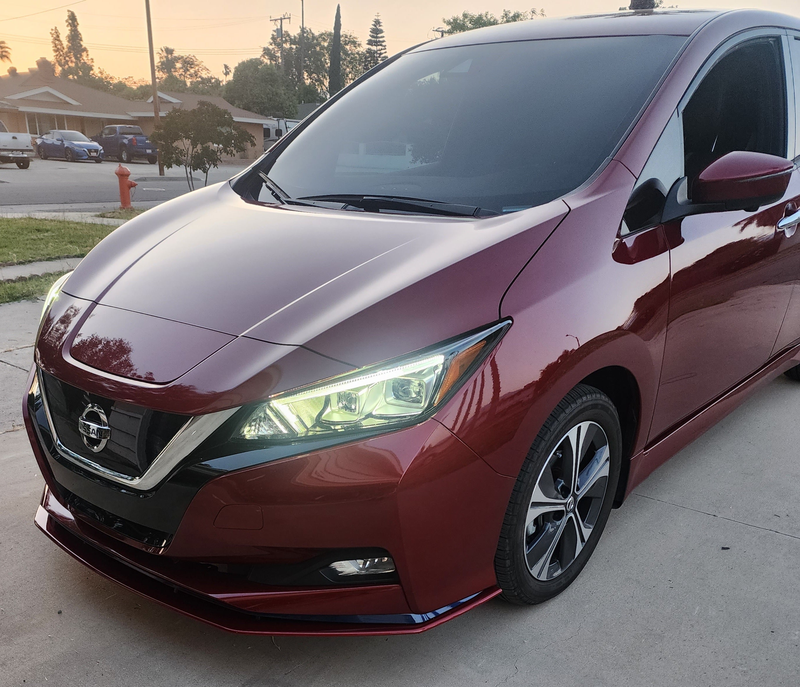 Front Splitter - Nissan Leaf 2018-2021 - Artwork Bodyshop Inc.