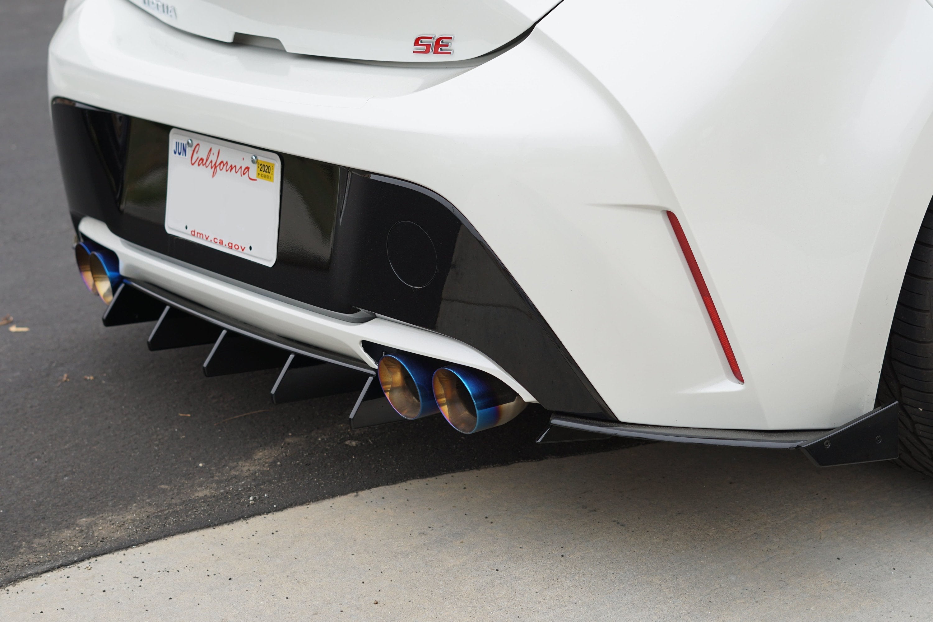 Rear Diffuser (3 piece) - Toyota Corolla SE / XSE Hatchback 19-21 - Artwork Bodyshop