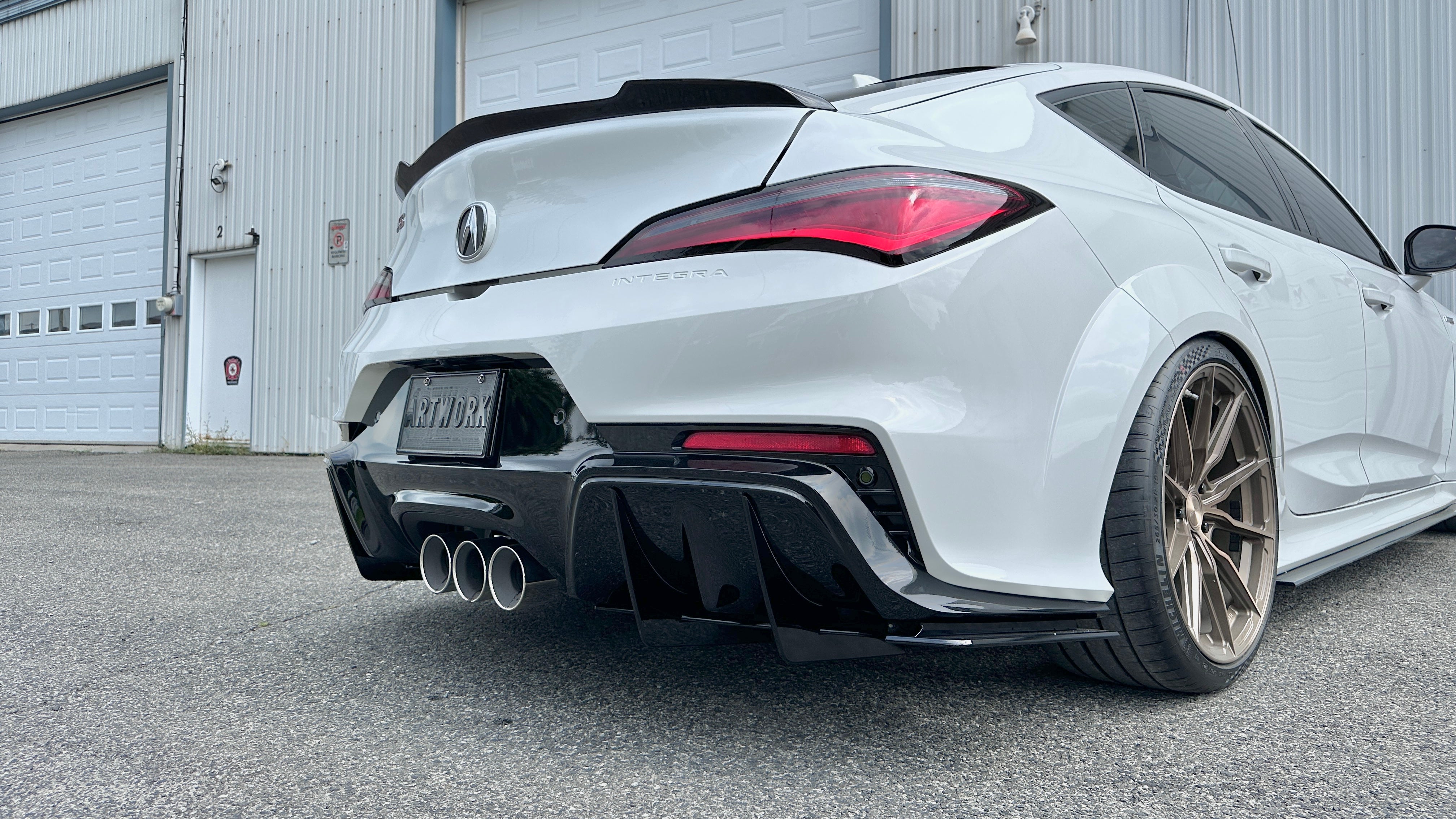 Rear Diffuser - Acura Integra Type S 2024 - Artwork Bodyshop Inc.