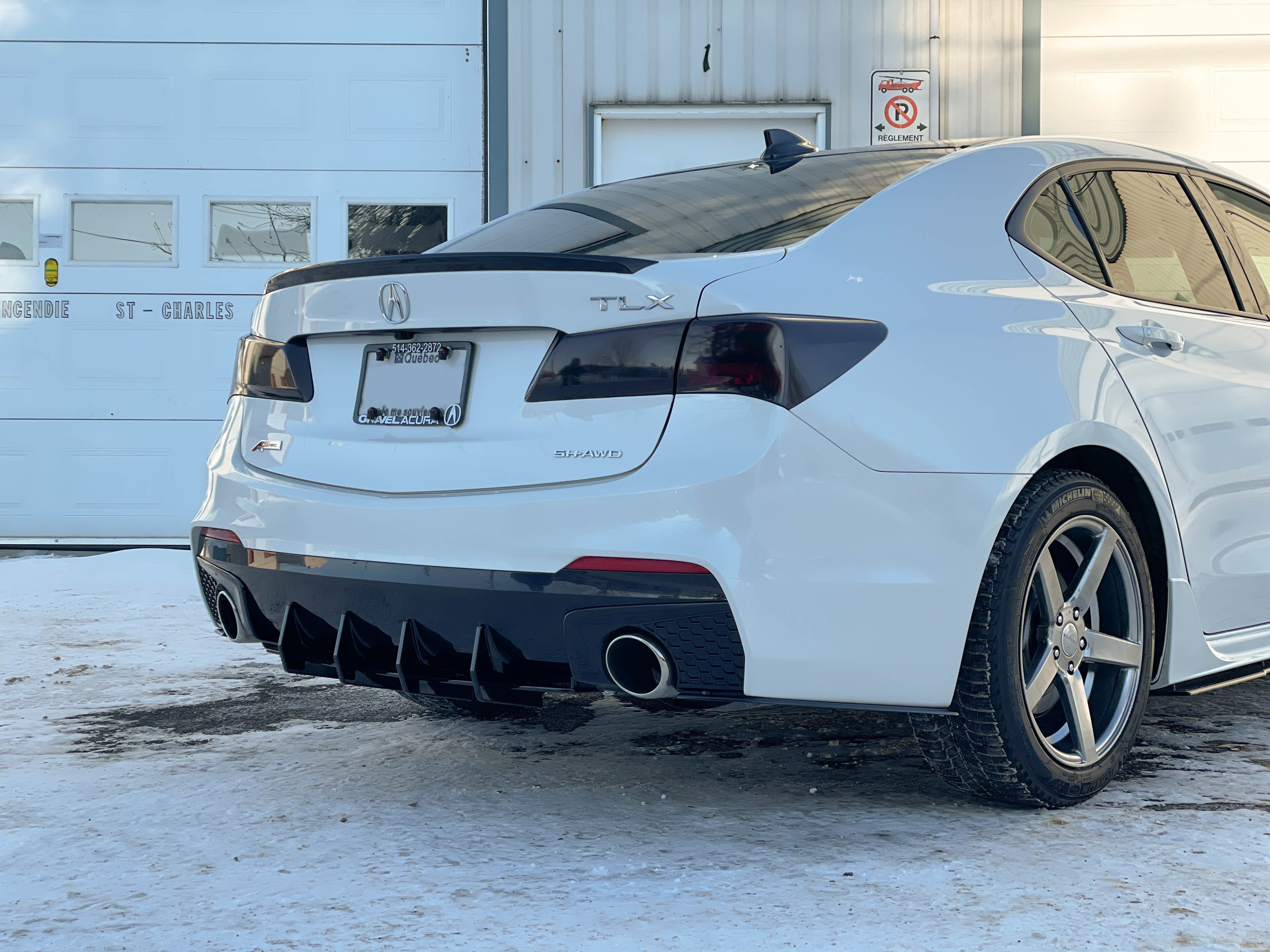 Rear Diffuser - Acura TLX A-SPEC 18-20 - Artwork Bodyshop