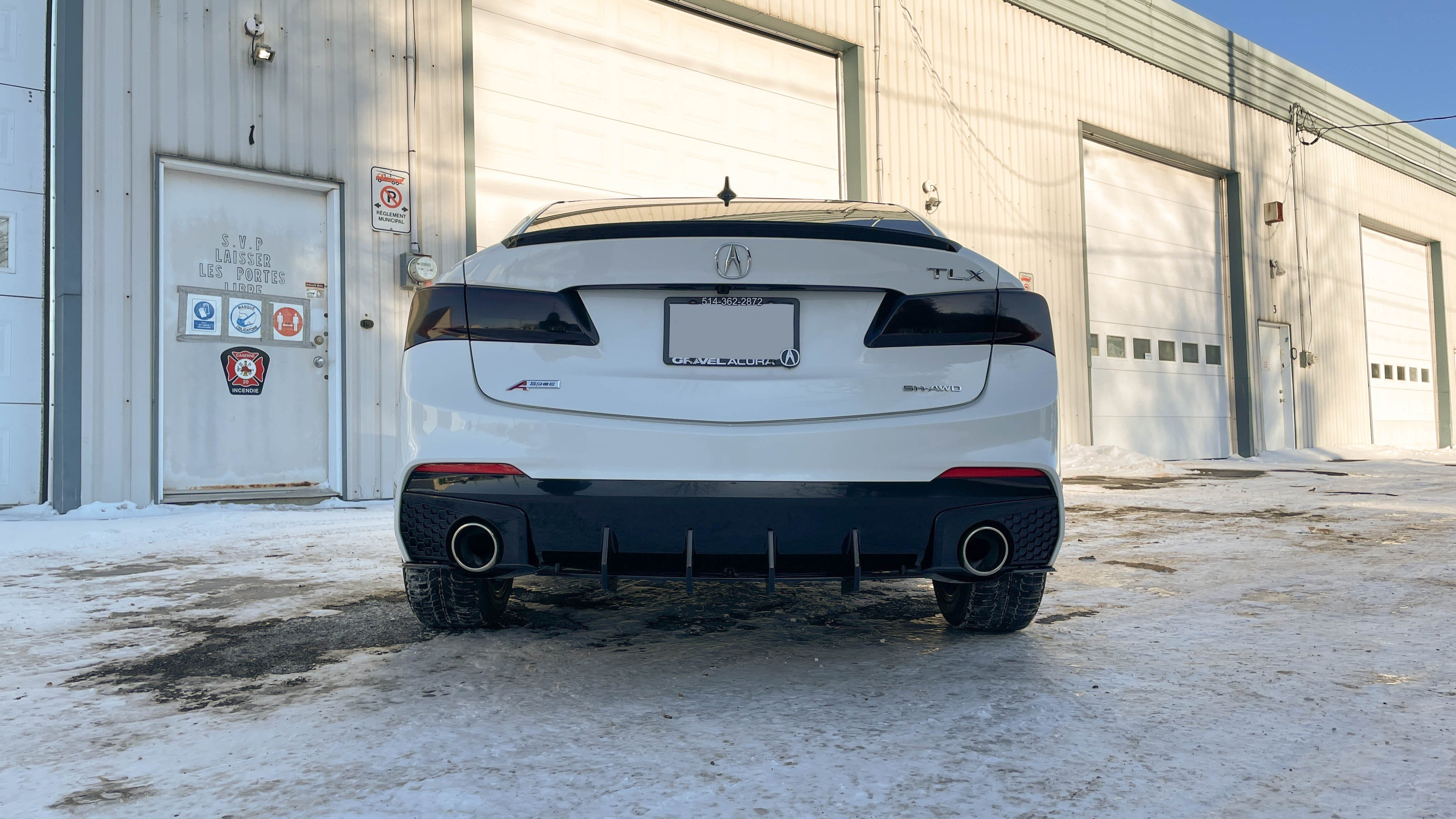 Rear Diffuser - Acura TLX A-SPEC 18-20 - Artwork Bodyshop