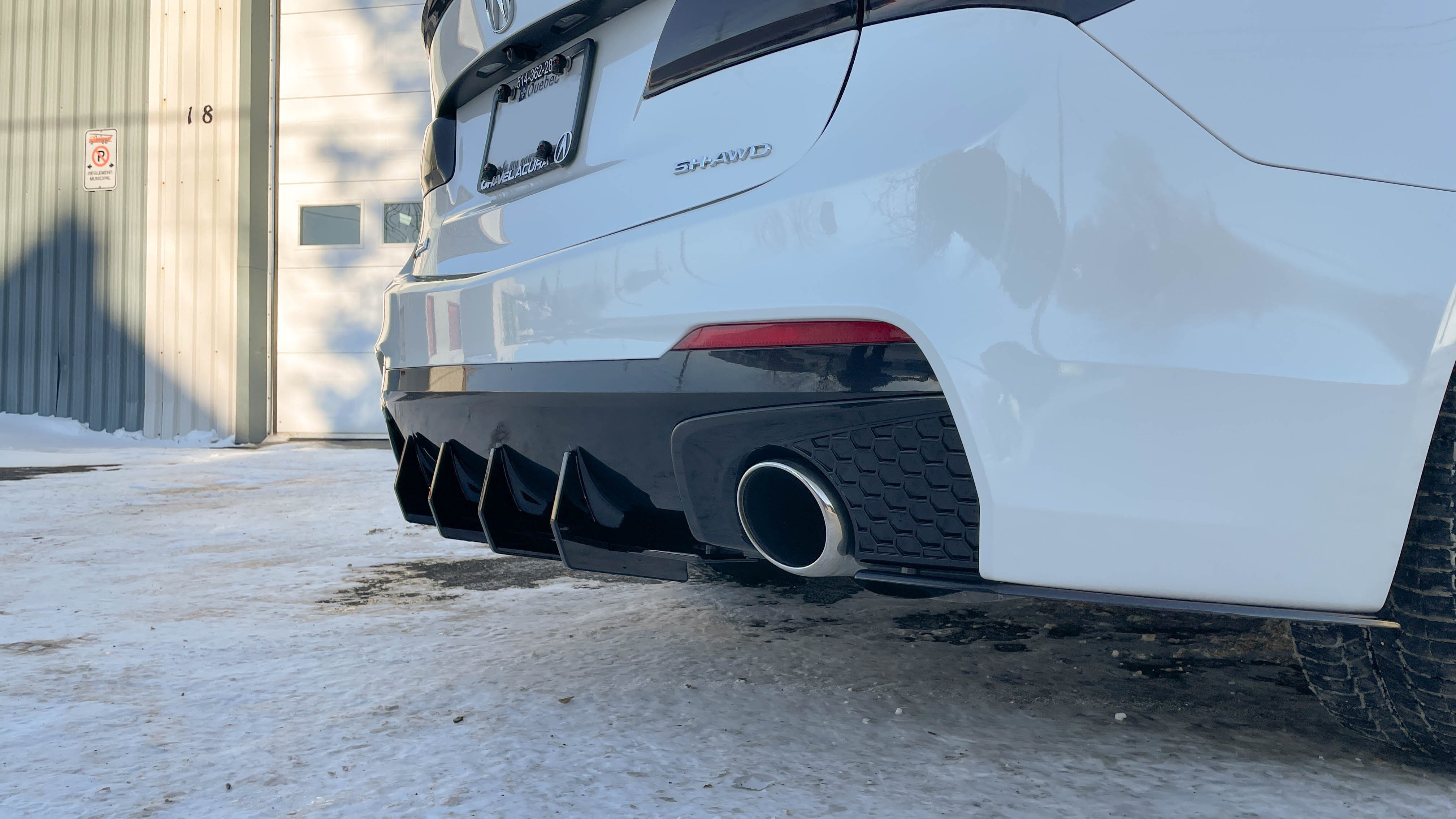 Rear Diffuser - Acura TLX A-SPEC 18-20 - Artwork Bodyshop