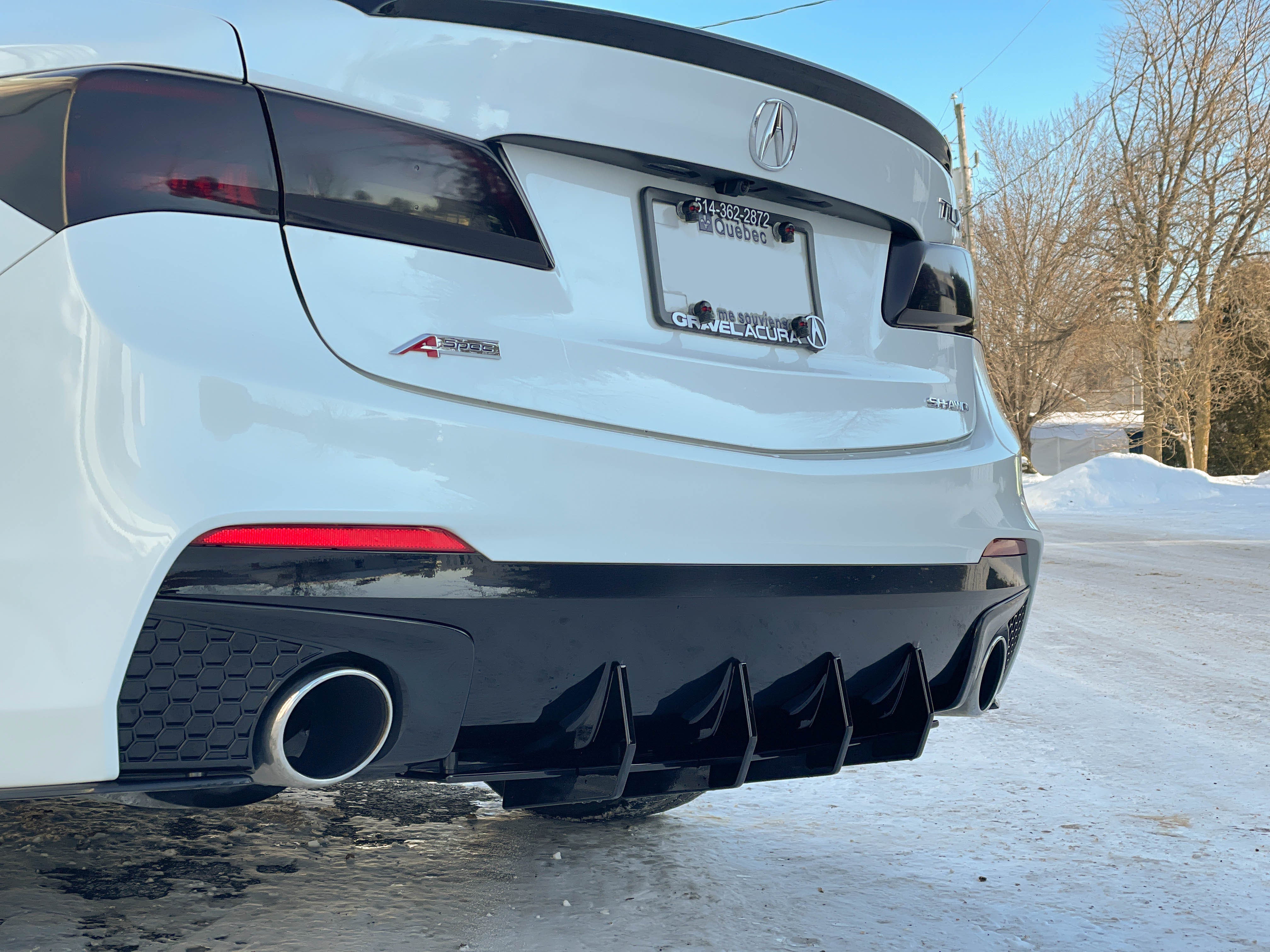 Rear Diffuser - Acura TLX A-SPEC 18-20 - Artwork Bodyshop