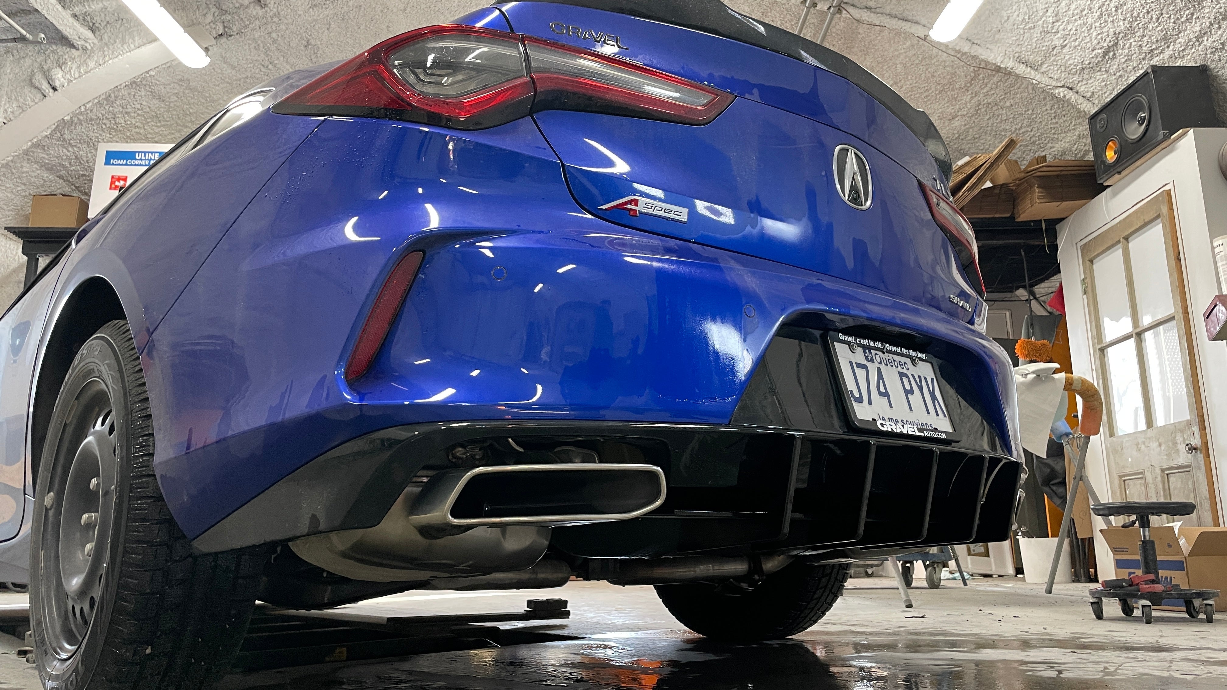 Rear Diffuser - Acura TLX A-SPEC/BASE 21-22 - Artwork Bodyshop