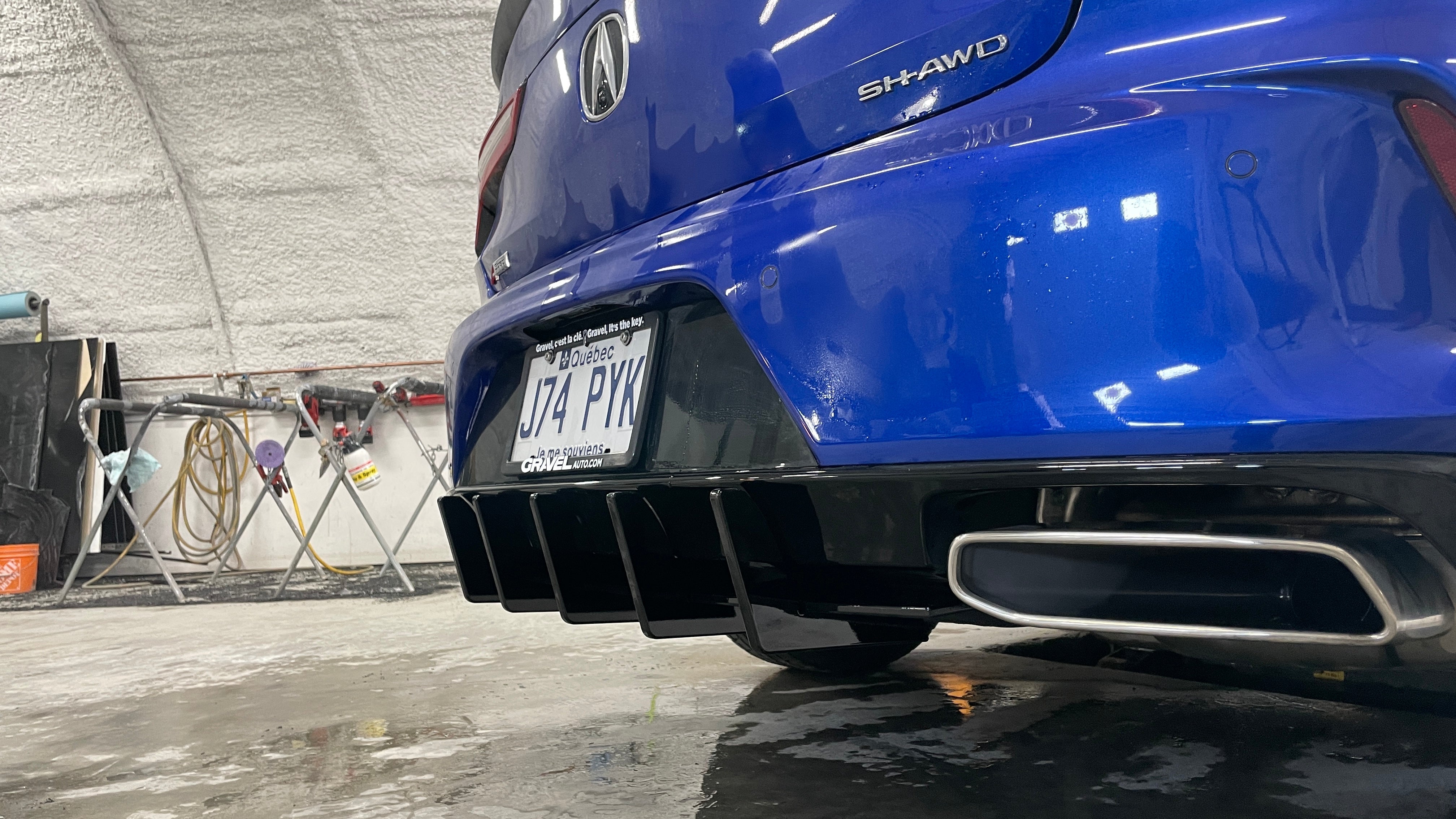 Rear Diffuser - Acura TLX A-SPEC/BASE 21-22 - Artwork Bodyshop