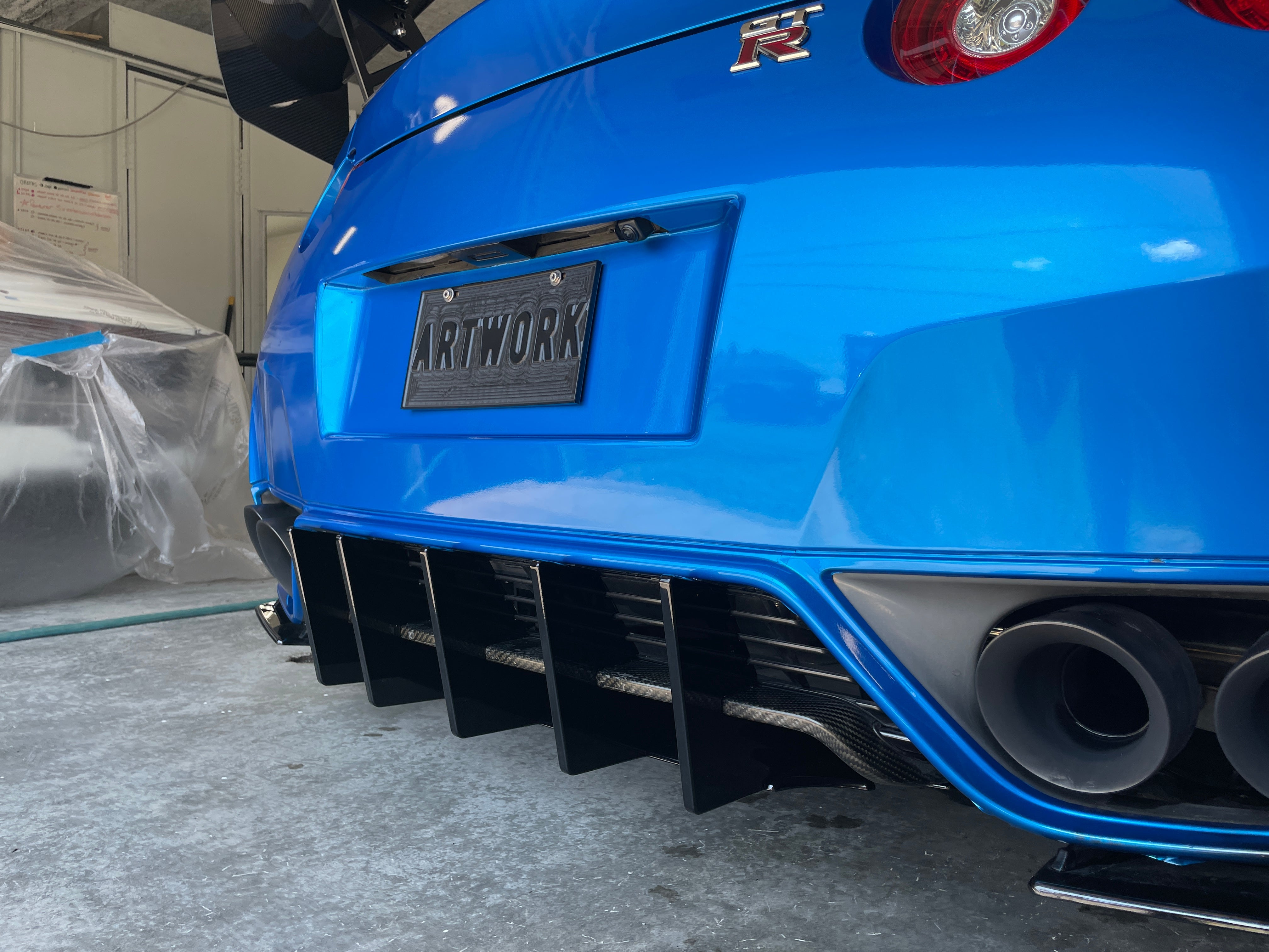 Rear Diffuser - Nissan GT-R R35 08-16 - Artwork Bodyshop Inc.