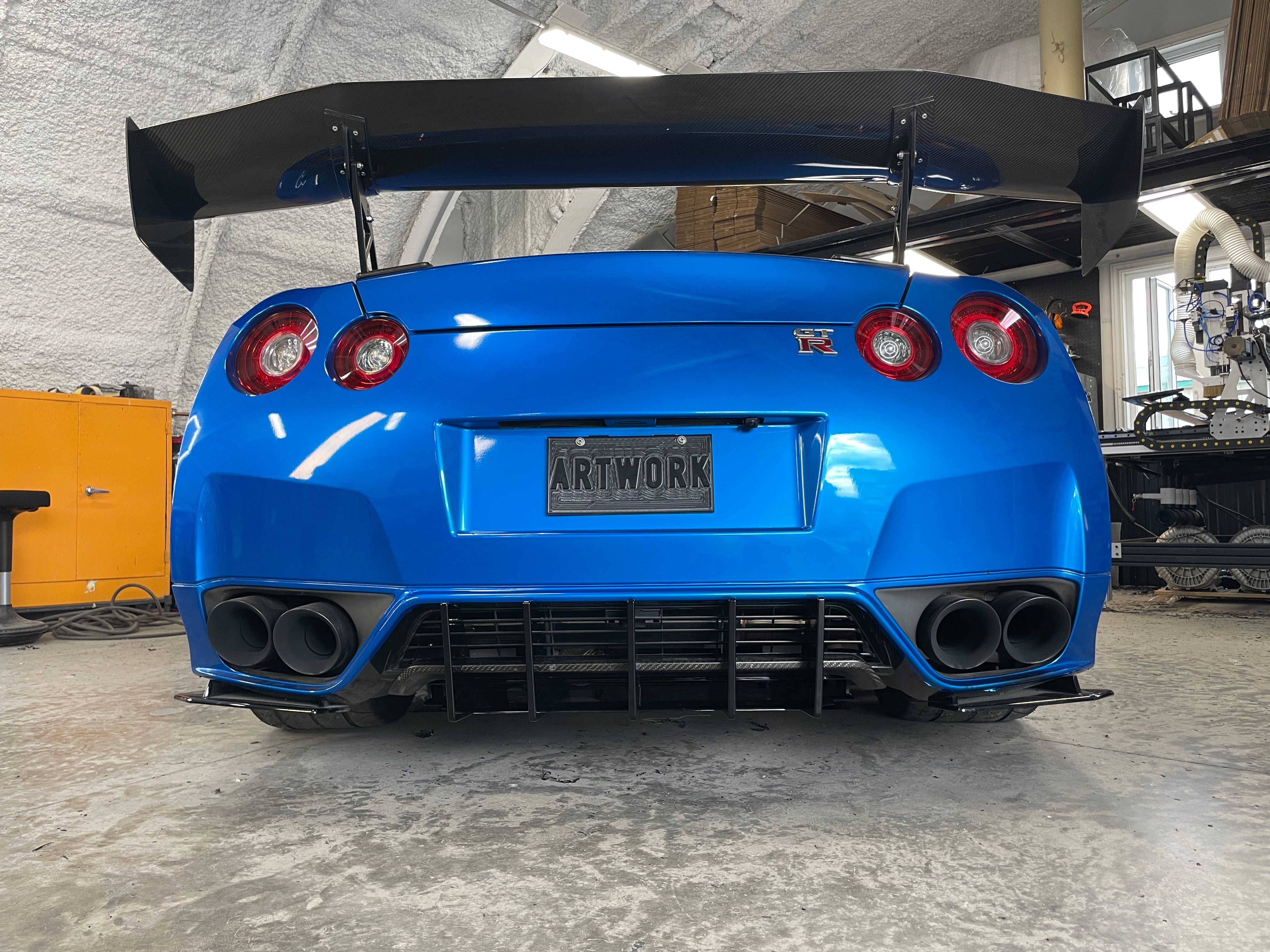 Rear Diffuser - Nissan GT-R R35 08-16 - Artwork Bodyshop Inc.