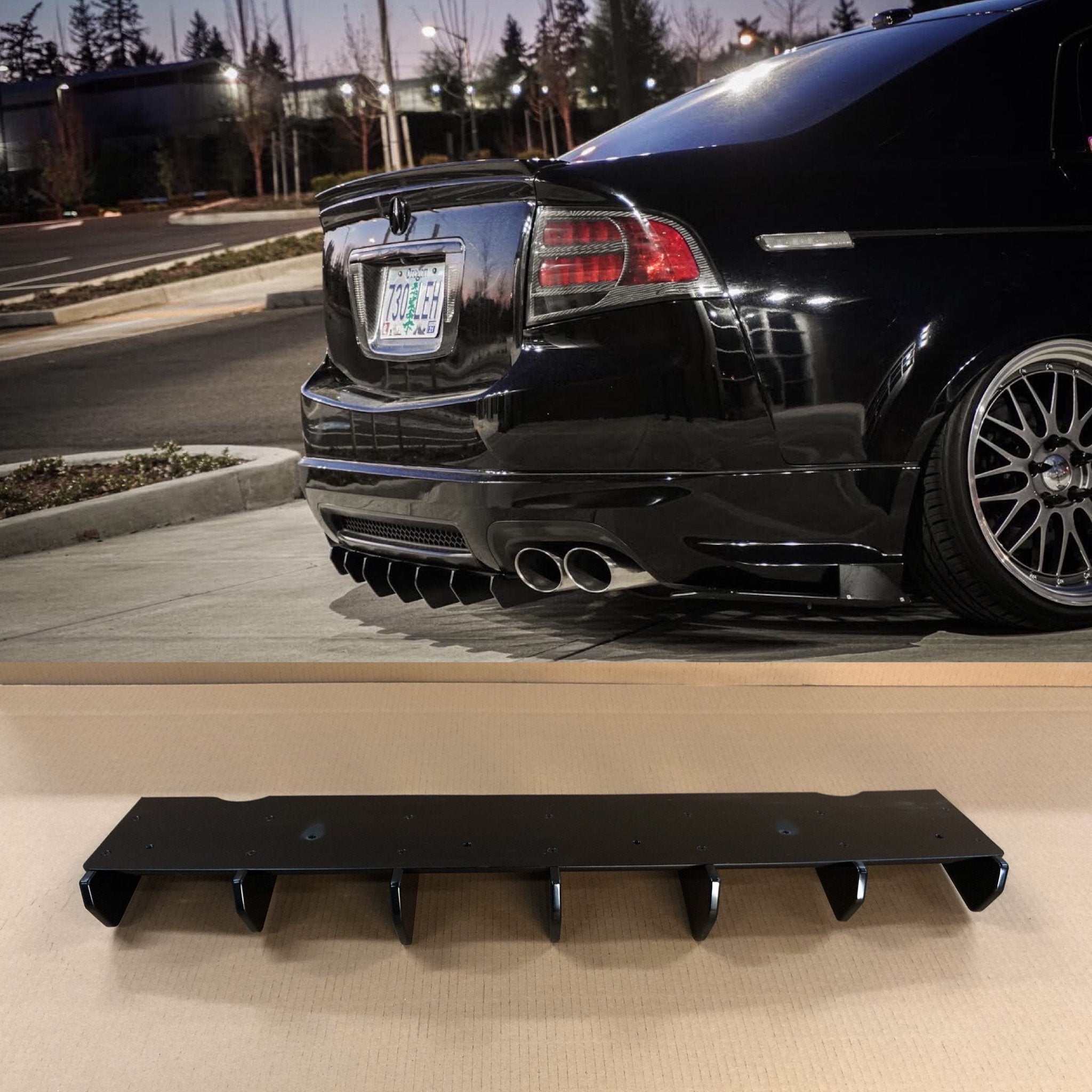 Rear Diffuser OEM style - Acura TL 04-08 - Artwork Bodyshop