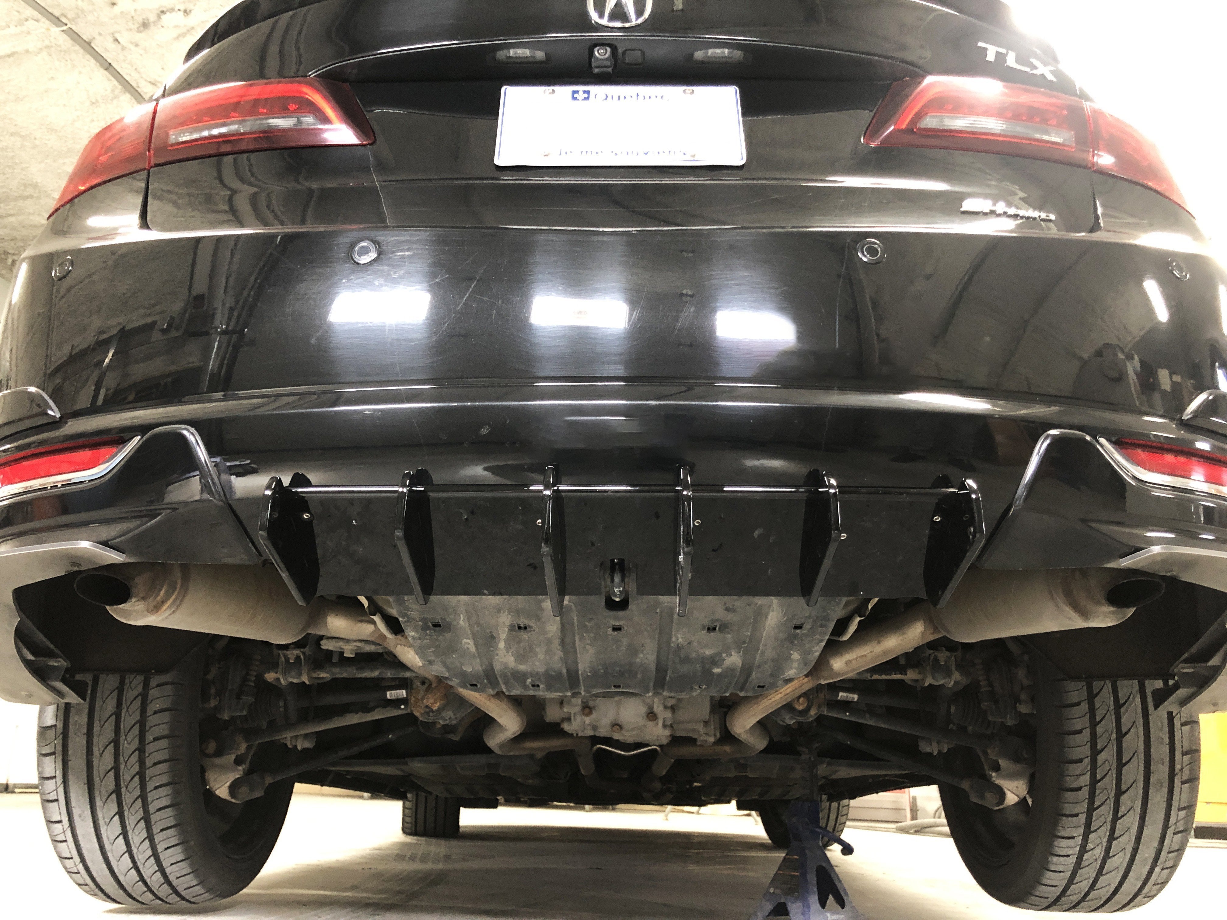 Rear Diffuser OEM style - Acura TLX 14-17 - Artwork Bodyshop