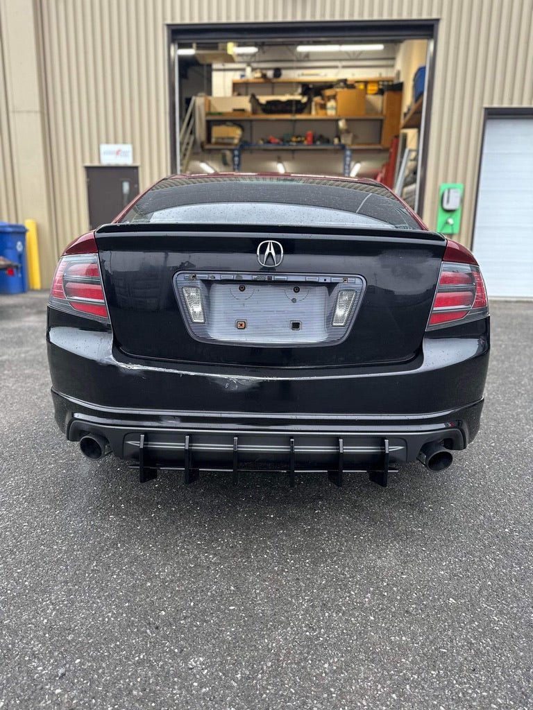 Rear Diffuser V2 (Aggressive) - Acura TL 2004-2008 - Artwork Bodyshop Inc.