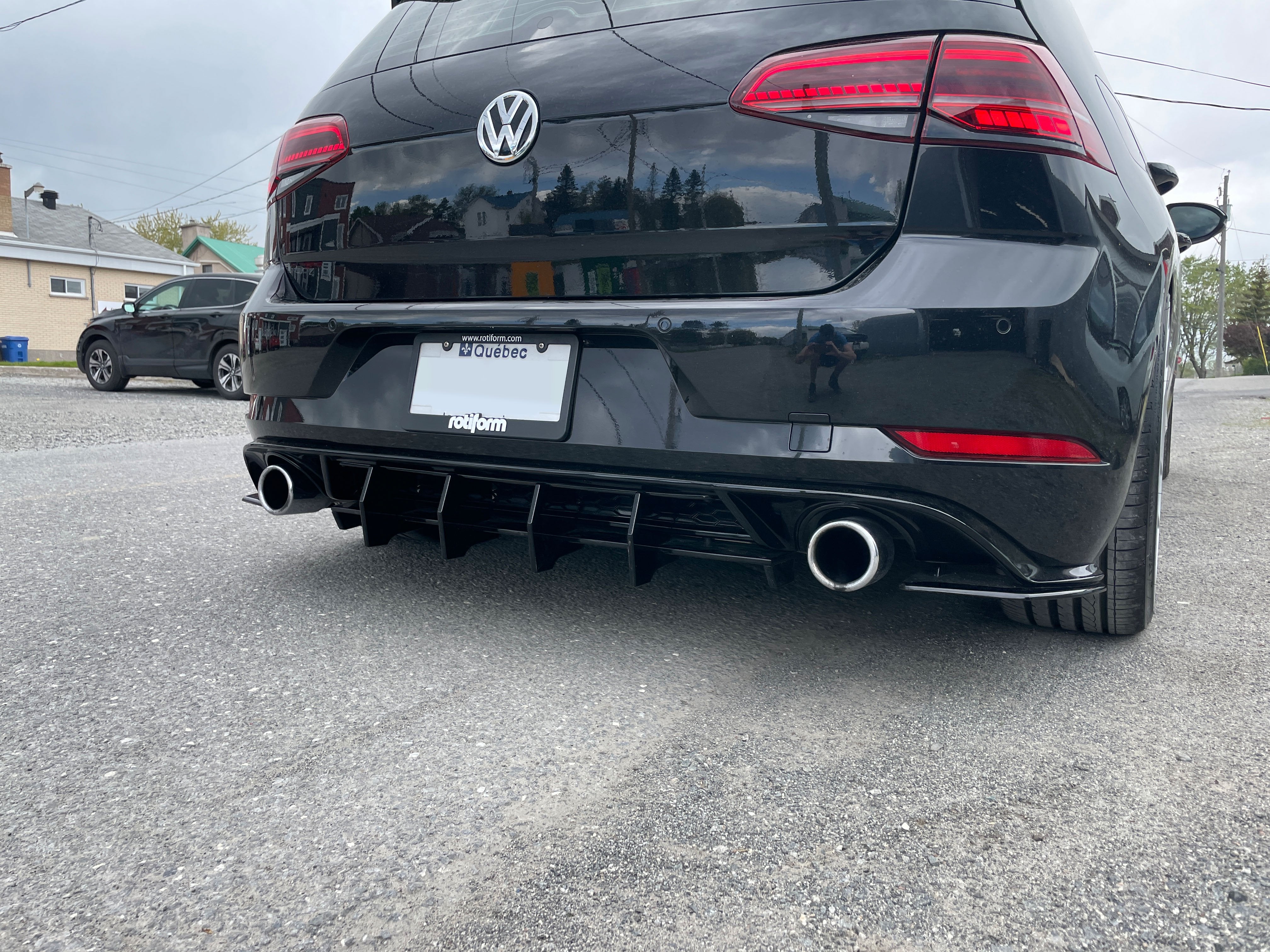 Rear Diffuser - Volkswagen Golf GTI MK7.5 - Artwork Bodyshop