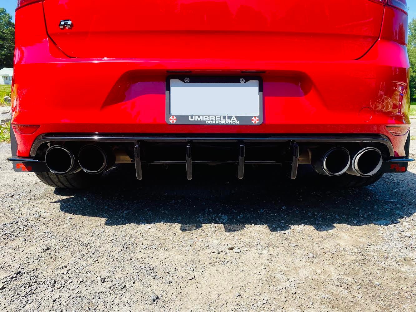 Rear Diffuser - Volkswagen Golf R MK7 - Artwork Bodyshop Inc.