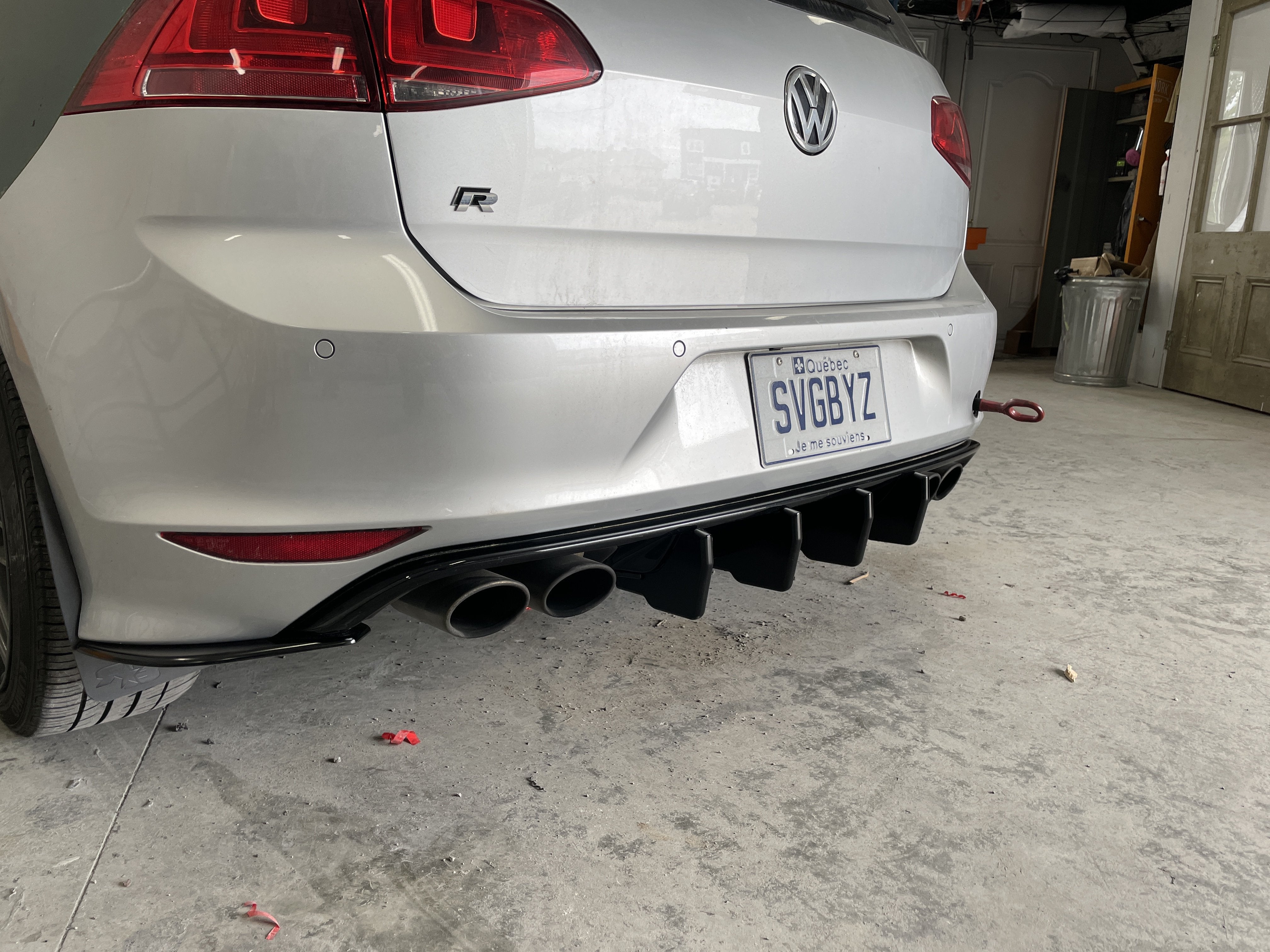 Rear Diffuser - Volkswagen Golf R MK7 - Artwork Bodyshop