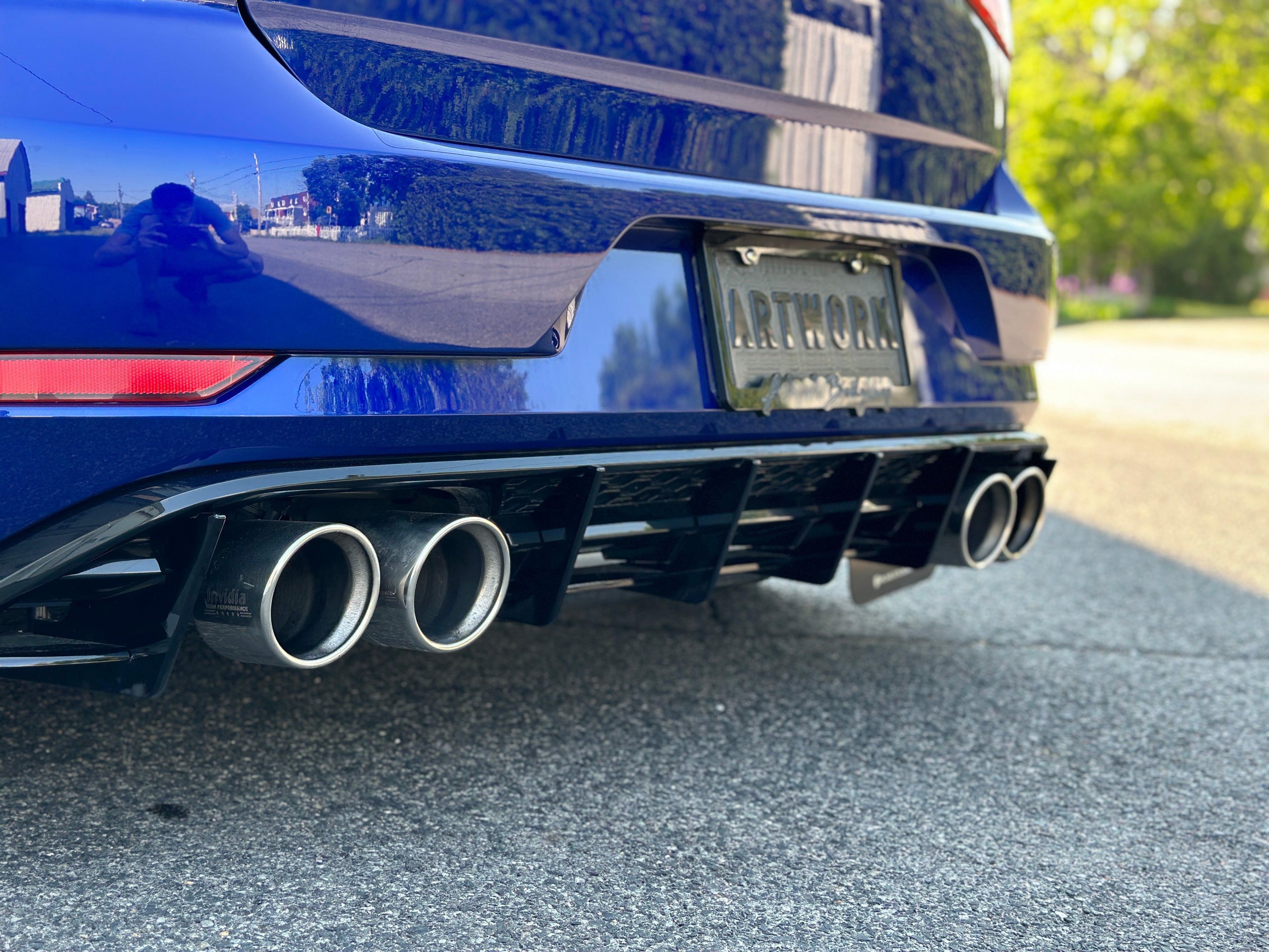 Rear Diffuser - Volkswagen Golf R MK7.5 - Artwork Bodyshop Inc.