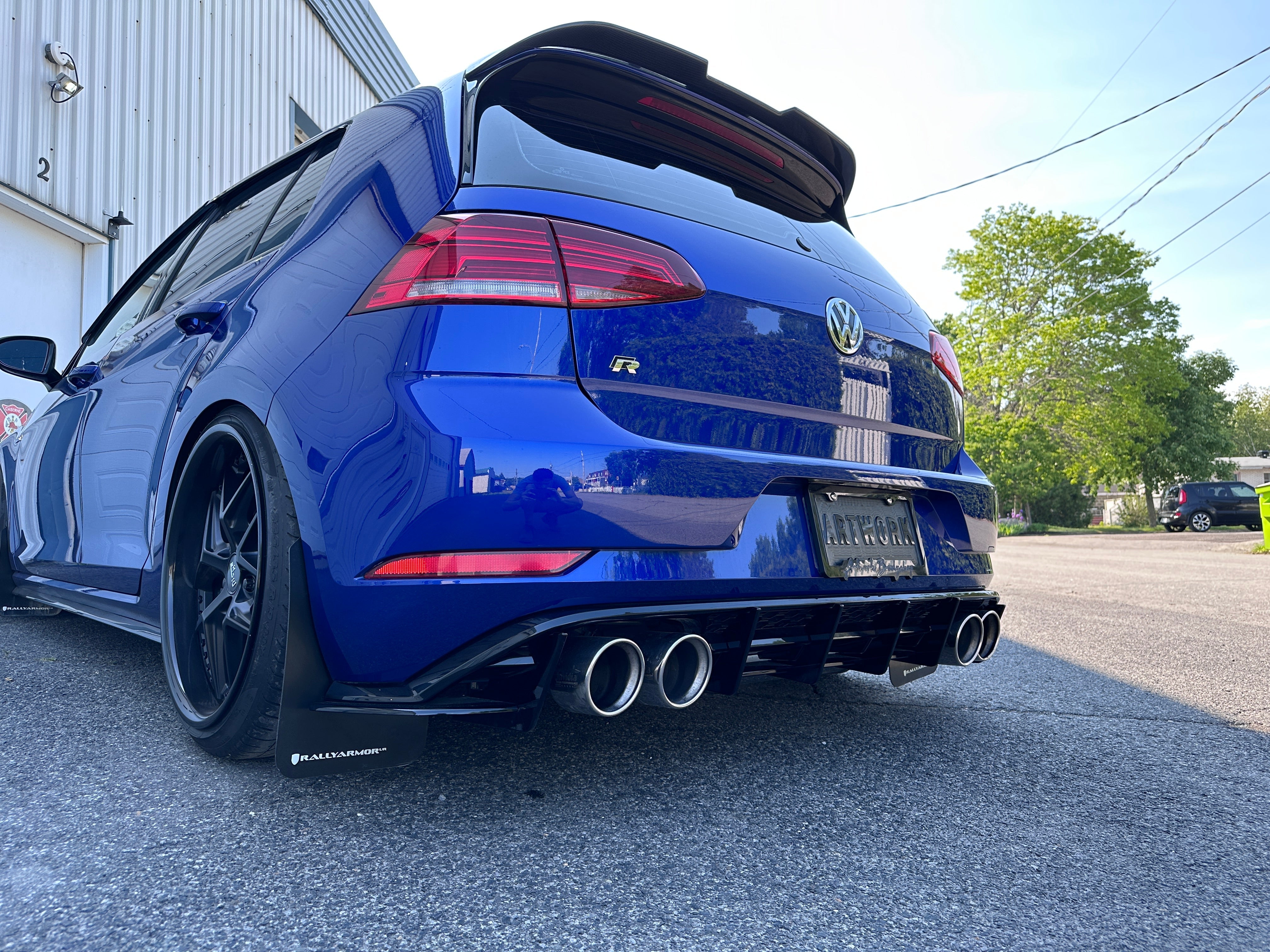 Rear Diffuser - Volkswagen Golf R MK7.5 - Artwork Bodyshop Inc.