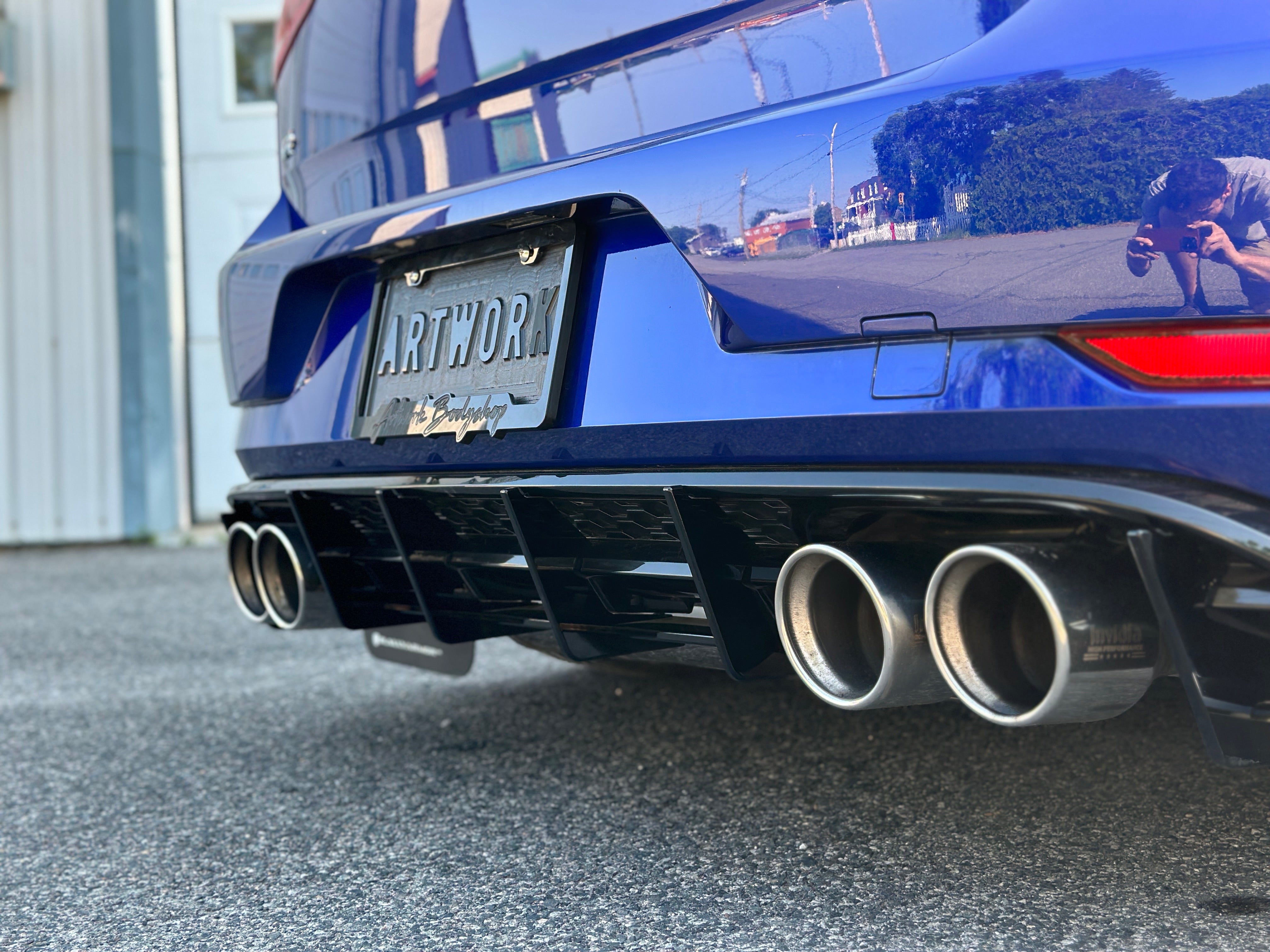 Rear Diffuser - Volkswagen Golf R MK7.5 - Artwork Bodyshop Inc.