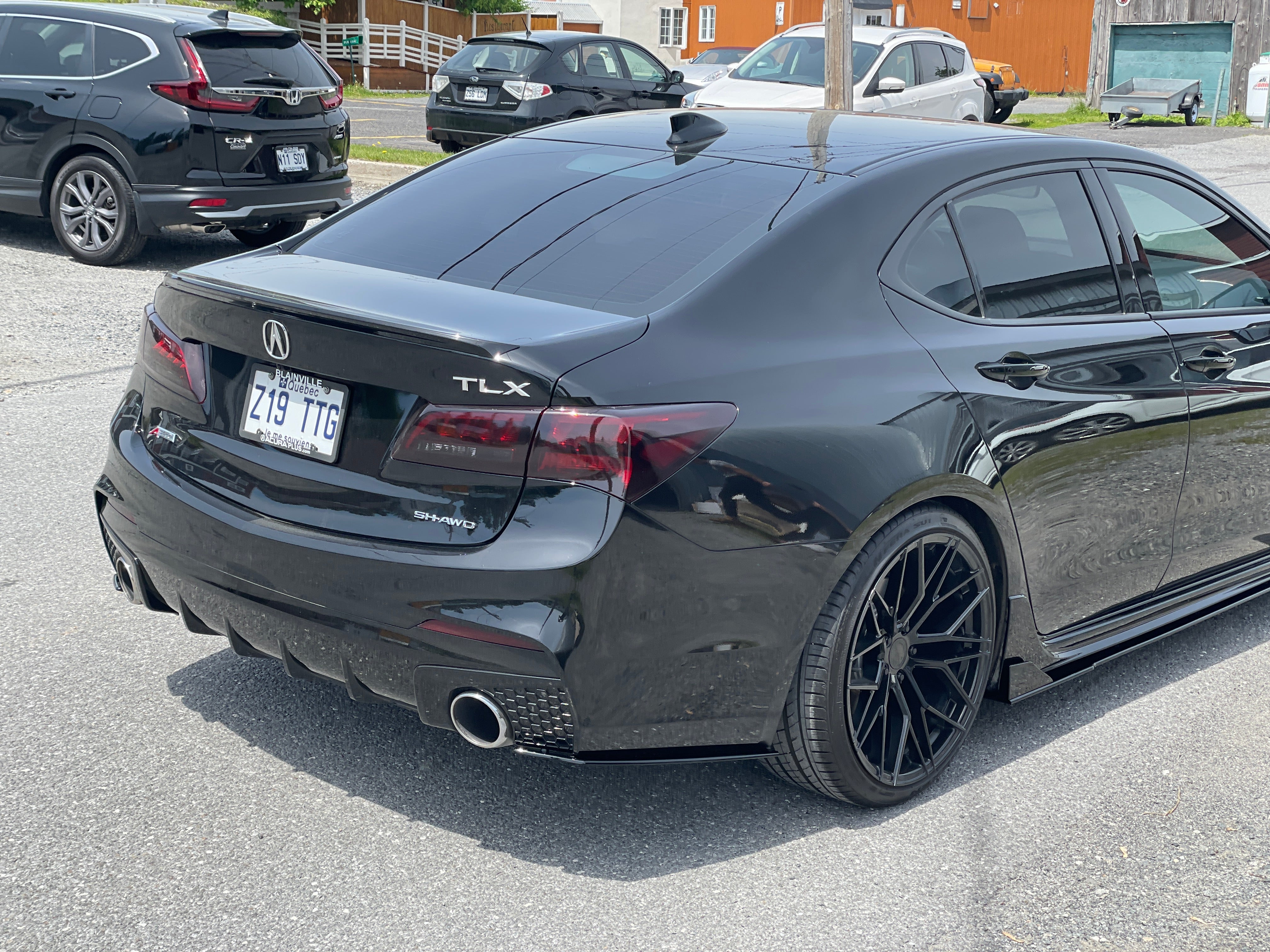 Rear Spats - Acura TLX 2018-2020 - Artwork Bodyshop Inc.